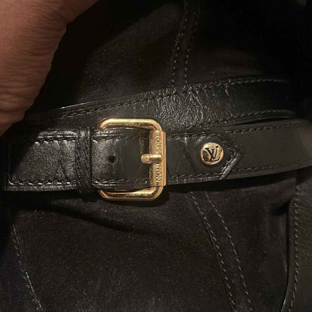 Louis Vuitton Suede & Fur Strap Boot Pre-Loved Good Condition Size 38 Authentic - Picture 3 of 6